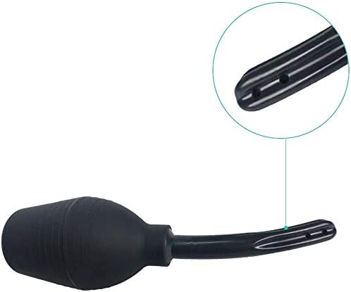 Abyclean Anal Douche Enema Bulb Vaginal Douche Enema Cleaner for Women’s or Man’s Health (500ml Black)