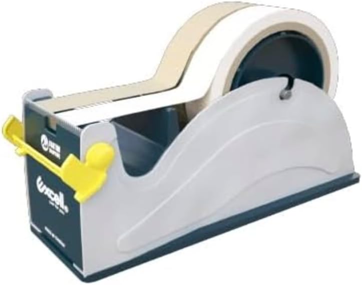 Excell EX-17/3IN JVCC EX-17 Steel Desk Top Tape Dispenser: 3" Wide, Blue/Grey + LuxProdX Sticker