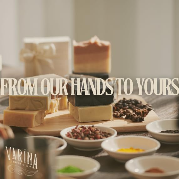 Varina Organic Florida Sunrise Bar Soap - Gentle Cleansing for Sensitive Skin, Fruity - 3 Pack - 84% Organic Ingredients