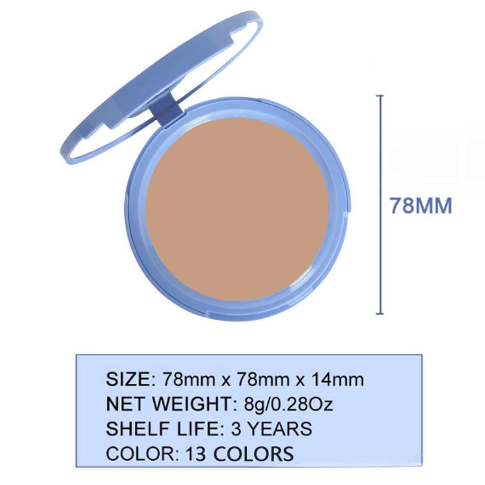 Oil Control Matte Perfection Face Powder Compact For Women, Matte Smooth Flawless Setting Powder Makeup, Polvo Compacto De Maquillaje, Waterproof Long Lasting, 0.35Oz, (220 Sand, 1)