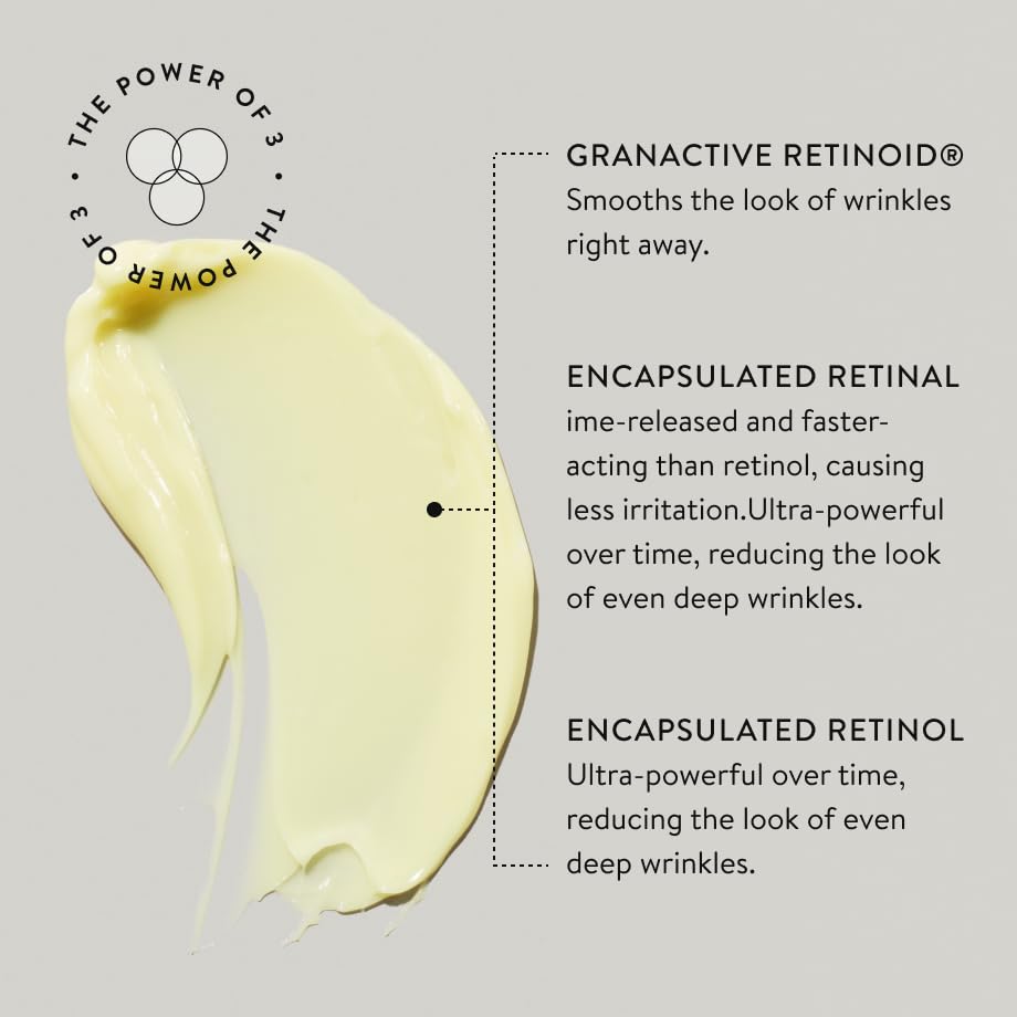 goop Beauty 3x Retinol Regenerative Serum | Face Serum to Reduce the Look of Deep Wrinkles, Pores, & Texture | Retinoids, Ceramides, & Niacinamide | 1 fl oz