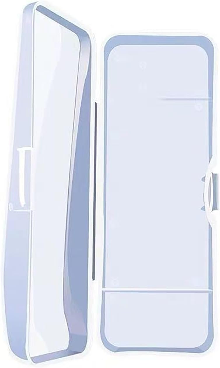 Transparent Razor Storage Case for Amazon Basics,Durable Travel Box for Razor and Accessories, Ideal for Men’s Shaving Kits