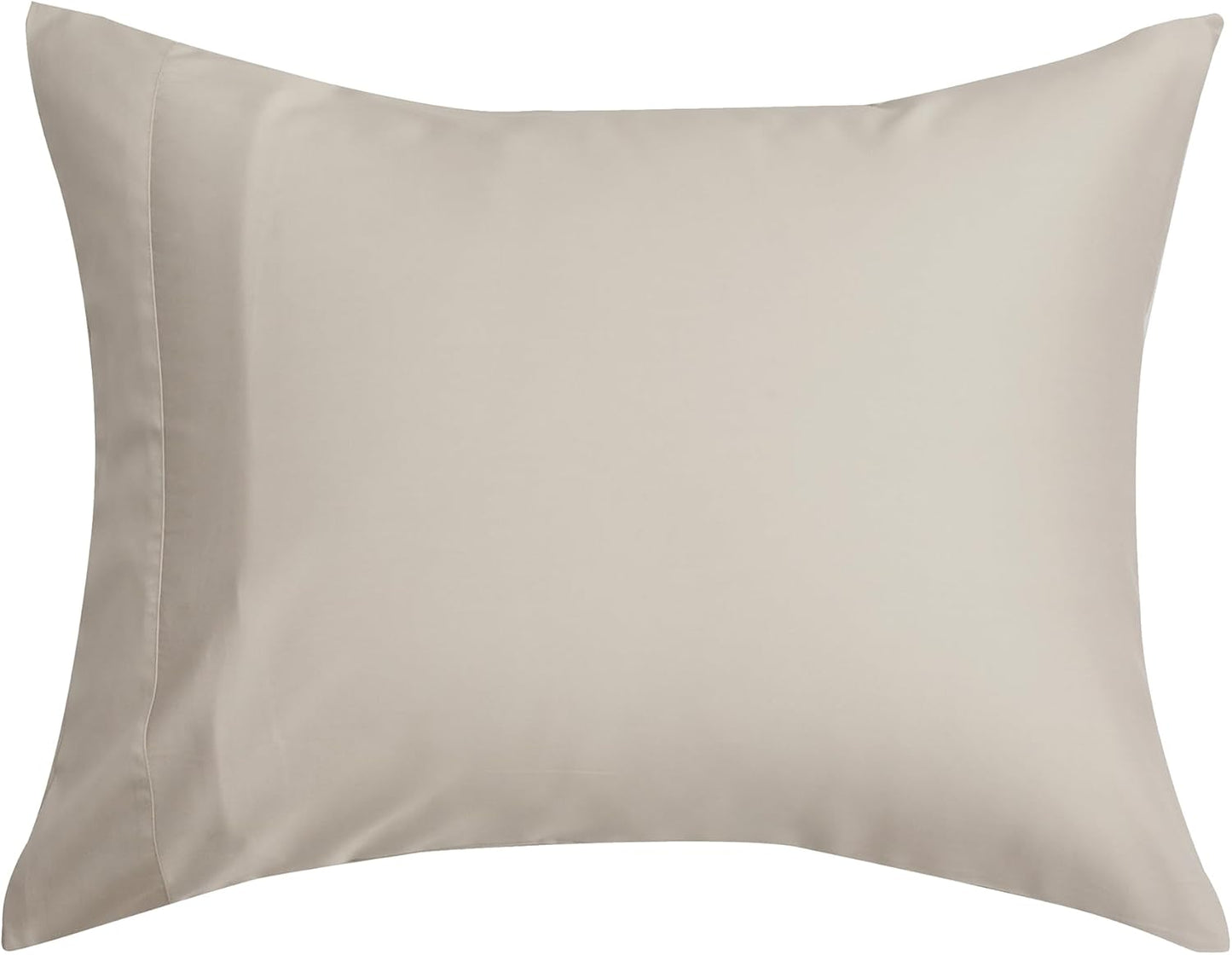 DOZ Pillowcase Set, 100% Viscose derived from Bamboo, Organically Grown, Buttery Soft, Silky, Breathable, Cooling, Oeko-TEX, High GSM, 2-Pack, Envelope Closure (Queen, Sand)