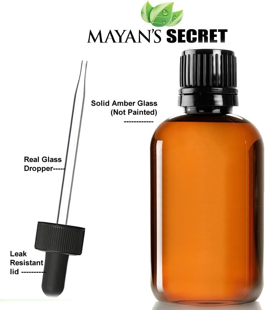 Mayan's Secret Pure Carrier and Essential oils for Skin Care, Hair, Body Moisturizer for Face-Anti Aging Skin Care (Peppermint Oil, 4oz)