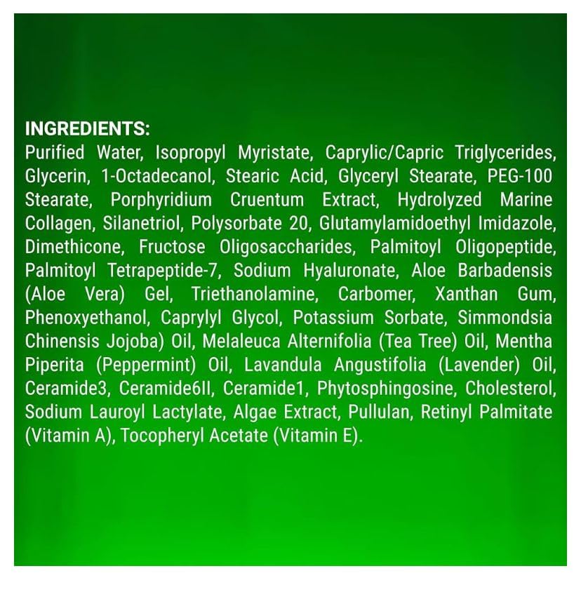 Majestic Pure Tea Tree Oil Moisturizing Cream - Body, Foot & Face Moisturizer - With Ceramides, Vitamins A E & Vegan Collagen - For Dry Skin, Oily Skin, & Appearance Of Wrinkles - 16 oz