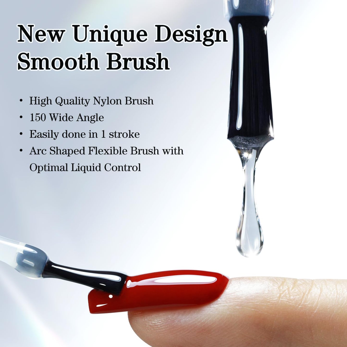 Double Rhythm 2 Pcs 15ML No Wipe Gel Top Coat and Base Coat Set Clear Glossy Gel Polish Kit Soak Off LED (Base and Top Coat)