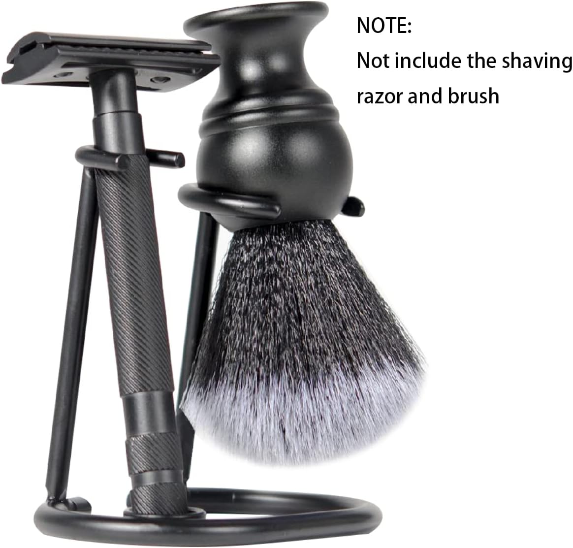 Shaving Razor and Brush Stand Universal Holder for Safety Razor and Straight Razor Storage Shave Brush Holder