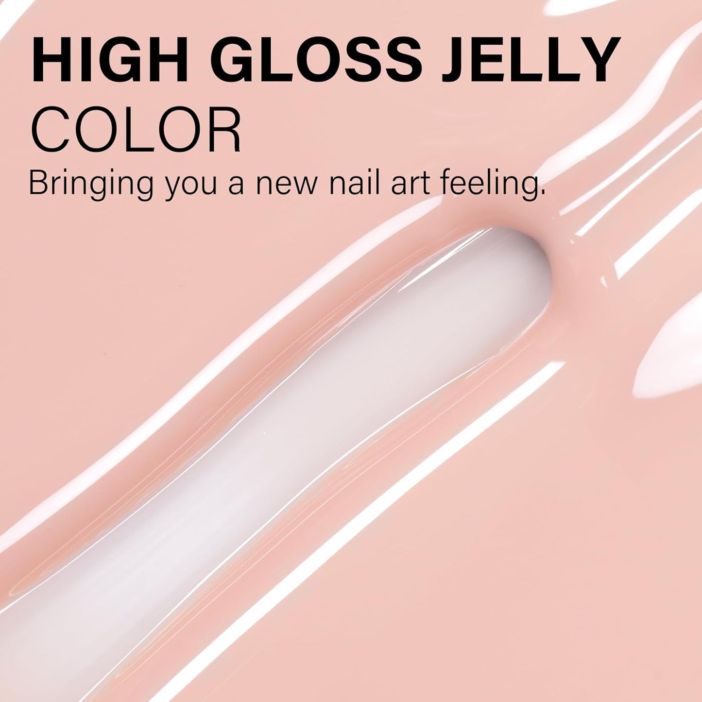 AILLSA Nude Gel Nail Polish Skin Kiss Jelly Gel Polish Neutral Sheer Skin Tones Translucent Gel Polish Long Lasting Light Tan Color Soak Off U V Gel for French Manicure Nail Art at Home 0.51 Oz