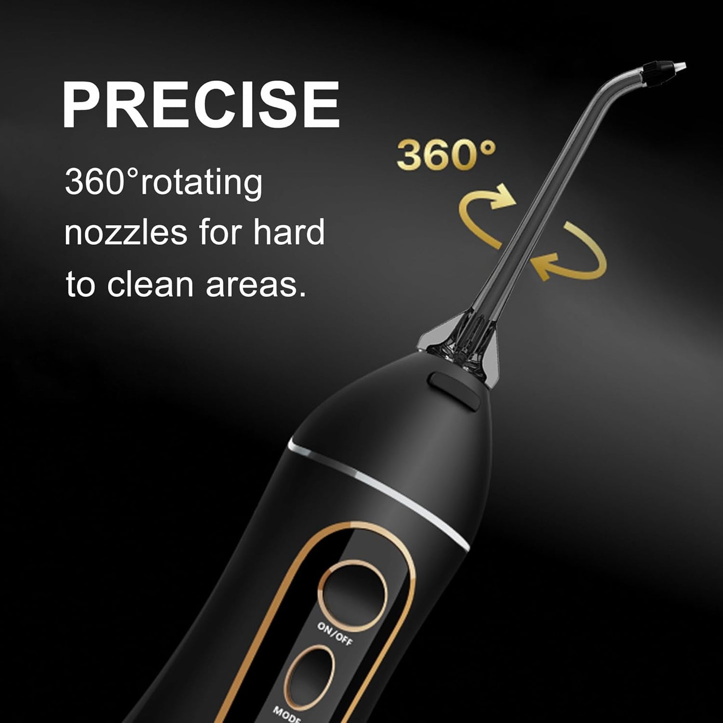 Replacement Heads for Nicwell Oralfree Water Flosser, Replacement Periodontal/Pocket Tips Oral Irrigator Jet Tip