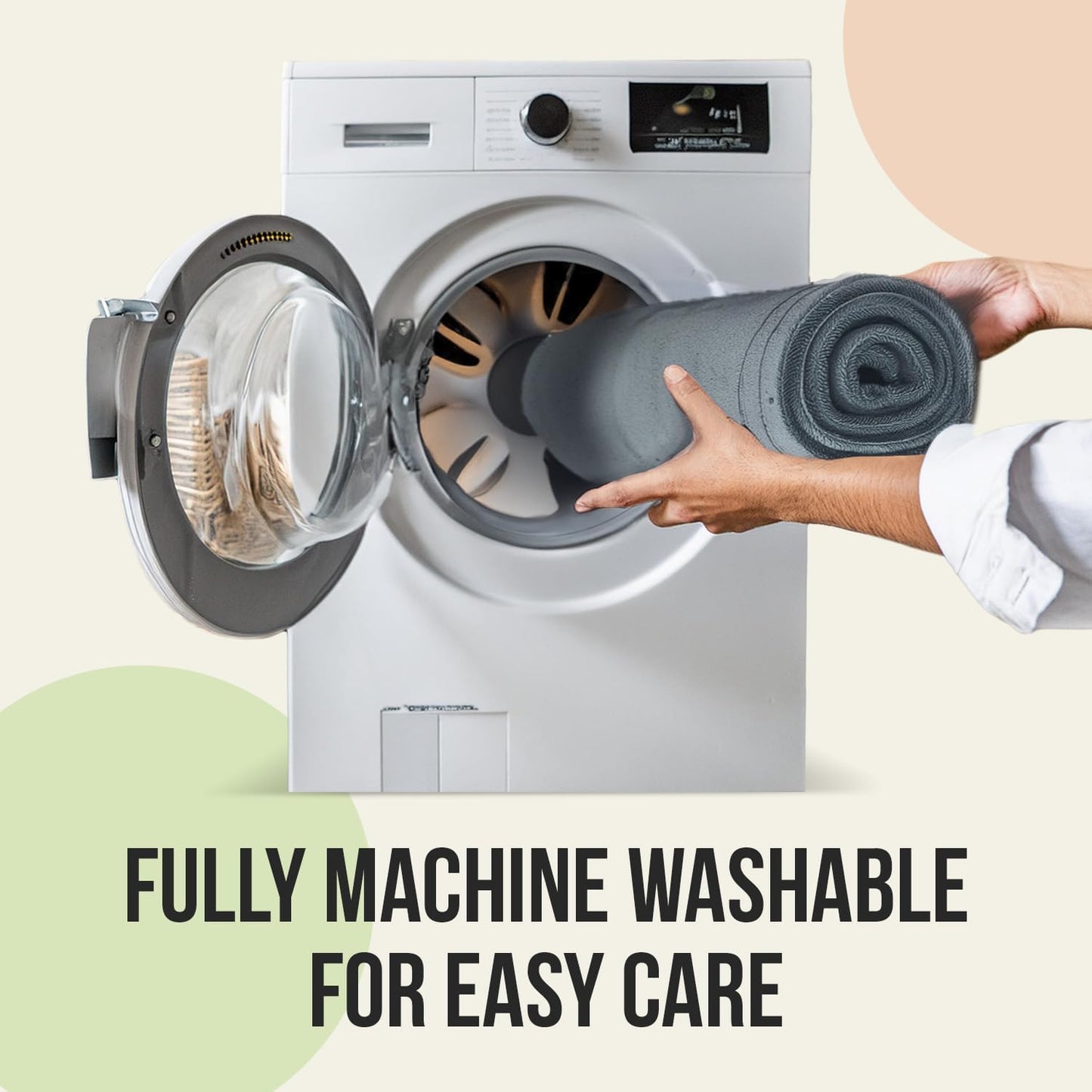 ITSOFT Memory Foam Bath Mat 24x16, Non Slip, Machine Washable, Quick Dry & Absorbent Rugs, Bath Mats for Bathroom Floor, Tub & Shower, Bathroom Rug, Charcoal Gray