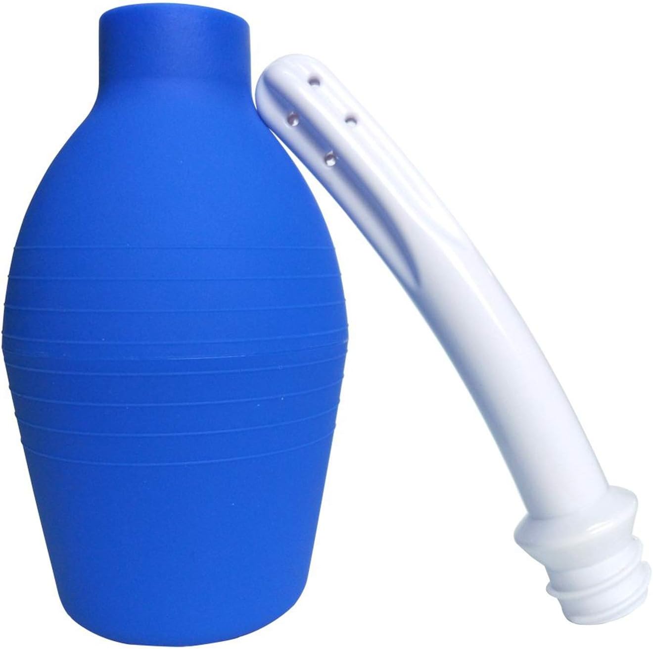 Abyclean Anal Douche Enema Bulb Vaginal Douche Enema Cleaner for Women’s or Man’s Health (310ml Blue)