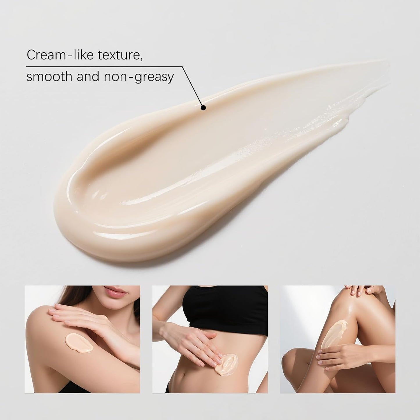 Champagne Lift Body Cream, Hydrating Lift Firming and Hydrates Dry Skin Arms & Legs (Vanilla)