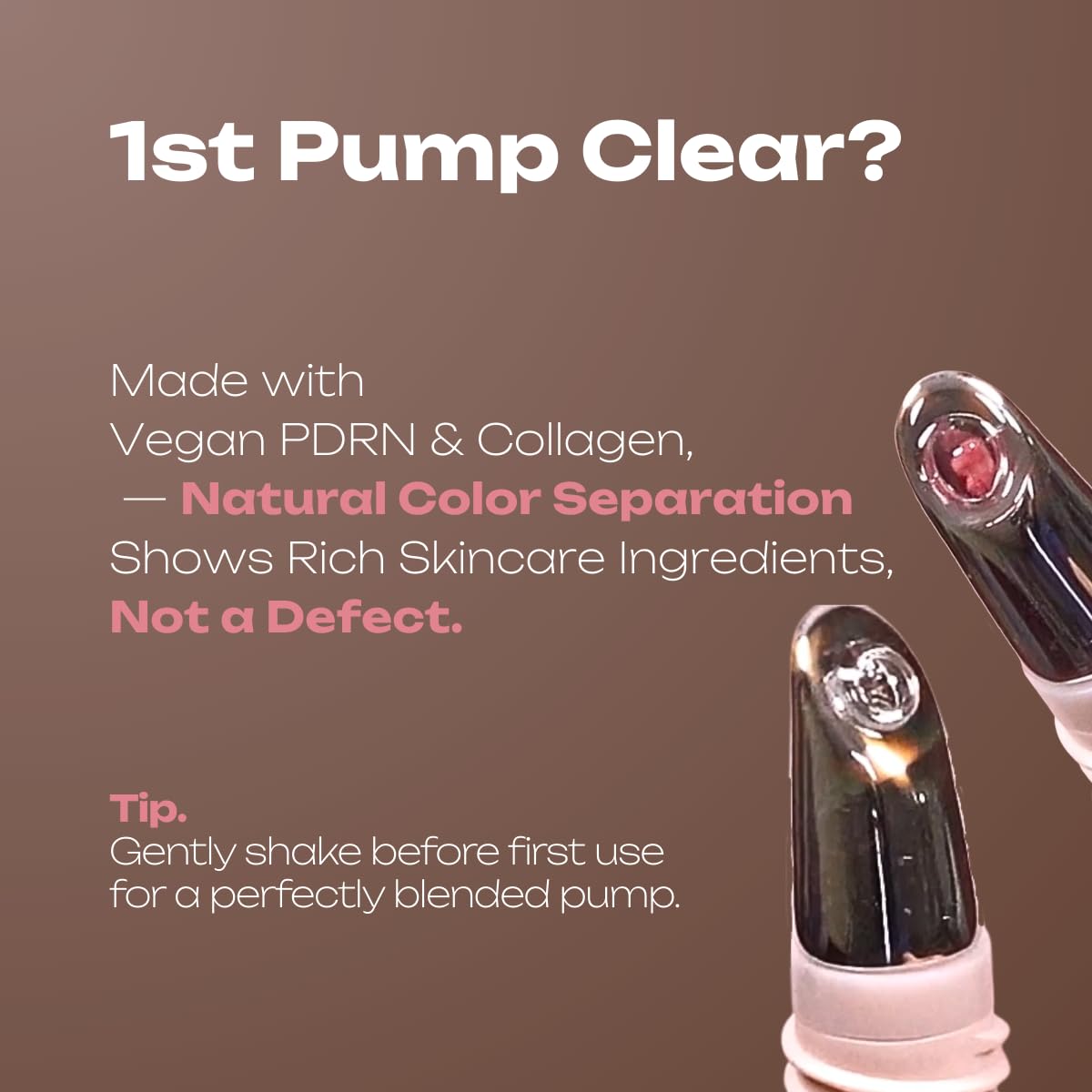 PDRN Tinted Lip Serum – High Gloss Ultra Hydrating Natural Glow, Non-Sticky Volumizing Color Glaze with Long-Lasting Shine, Nourishing Moisturizing Repair for Chapped Lips (0.34 oz) (bikini)