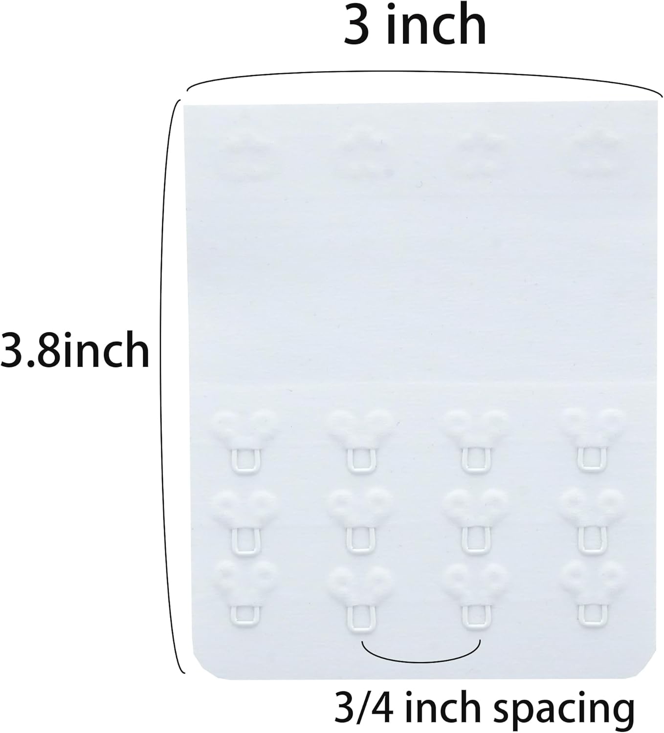 SAMGU Women's Soft Bra Extender 2 Hook / 3 Hooks / 4 Hooks Seamless Comfortable Bra Strap Extender Extension