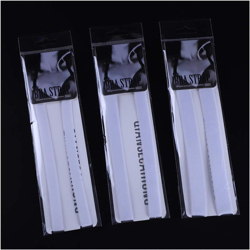 Magicmode 3 Pairs Bra Strap Replacement Elastic Adjustable Removable Multi Color