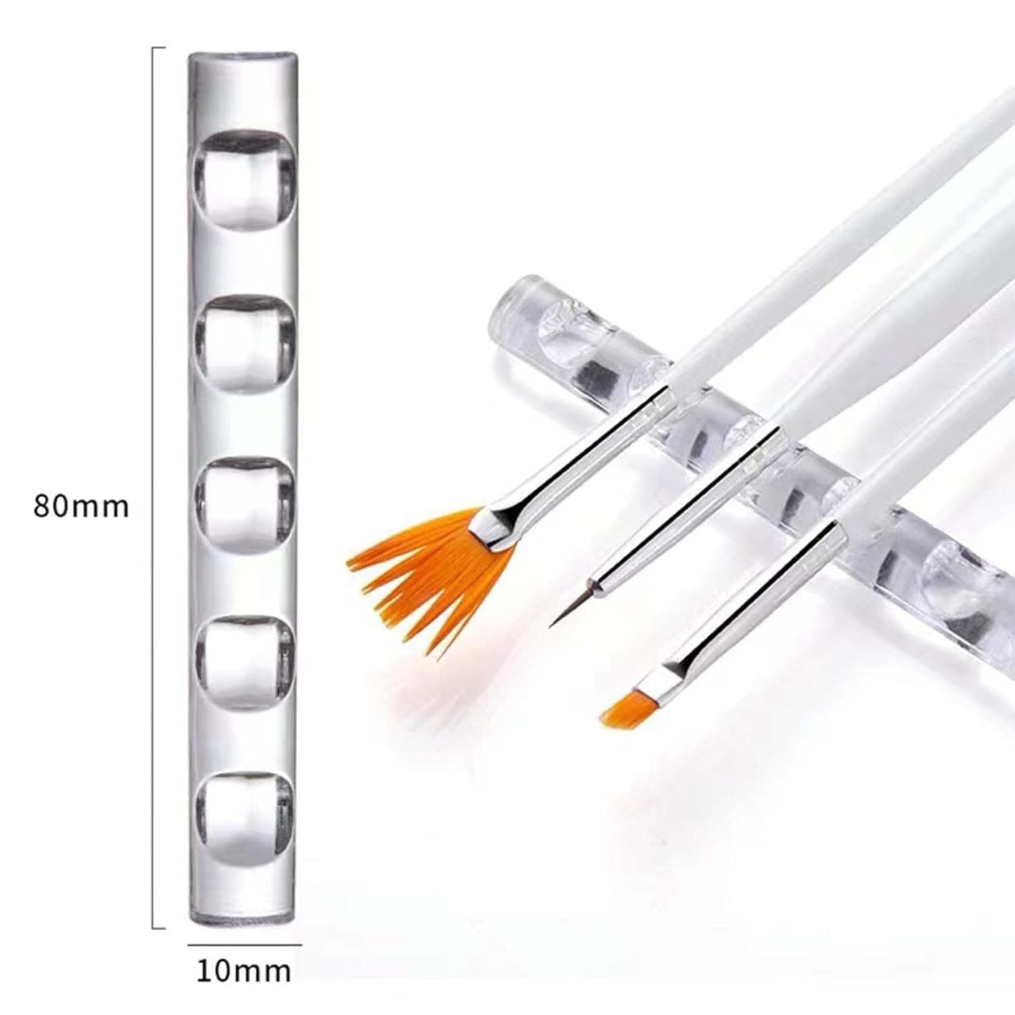 Nail Art Tools Set,including 5 Dotting Tools, 3 Striping Brushes, 5 Nail Art Brushes, 1 Brush Holder, 1 Nail Crystal Cup -Gift it to a friend or treat yourself