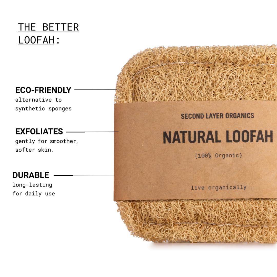 All Natural Body Scrub 10oz - Body Exfoliator with Walnut Shells and Orange Peel - Nourishing Cleanser & Body Scrub - Clean Beauty - Vegan Body Care - Organic Loofa Included