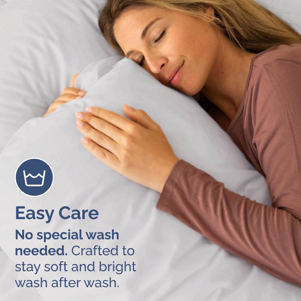 Standard Pillow Cases Set of 6 - Ultra Soft Hotel Quality Pillowcase Covers - Comfy & Wrinkle Free - Shrink, Stain and Fade Resistant - Machine Washable Pillow Protectors - 6 Piece Set - French Grey