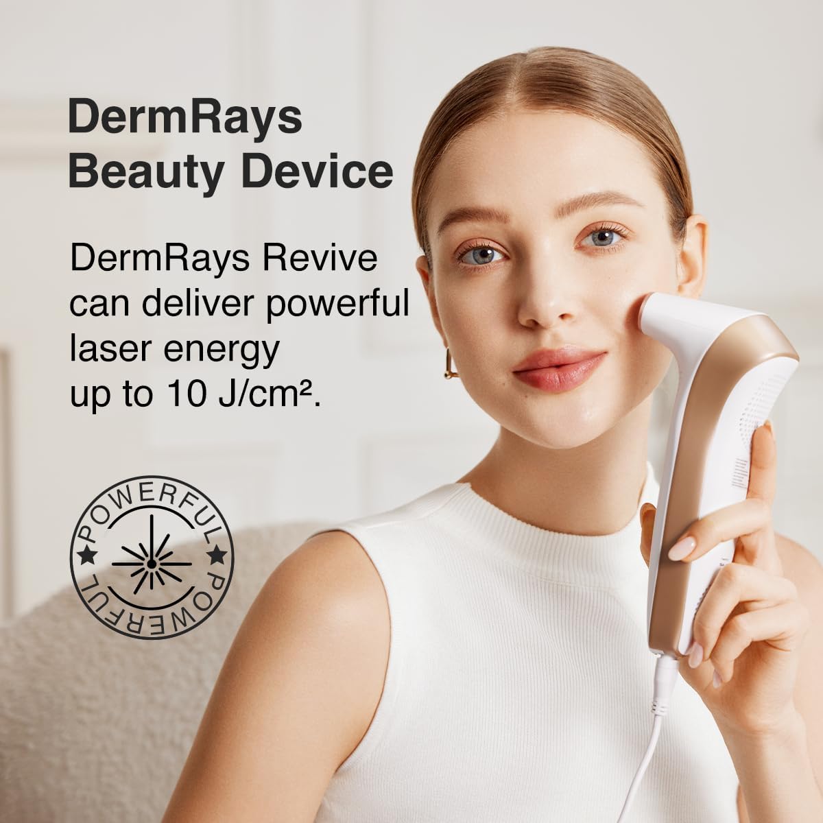 DermRays Revive Skincare for Anti-Aging, Glow Like Never Before,Multifunctional Beauty Device, Facial Massager for Home Use