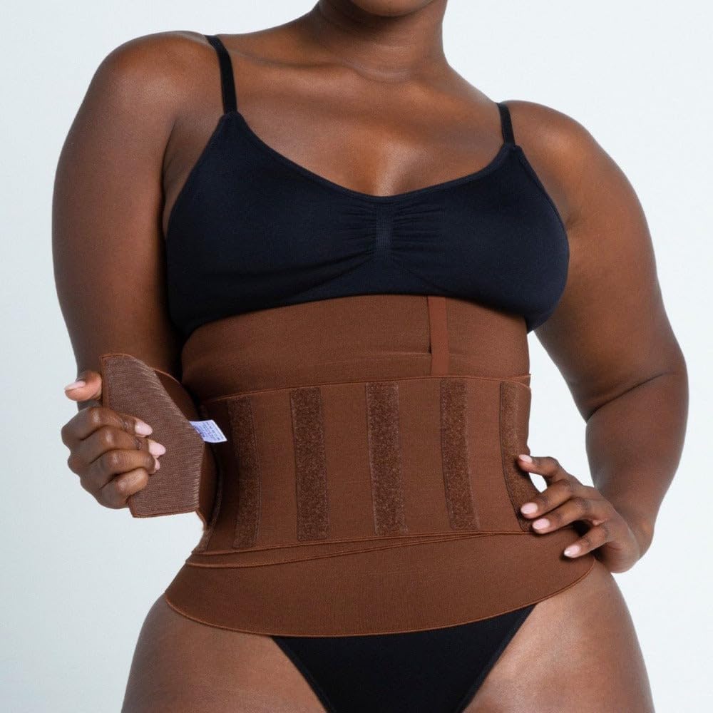 What Waist Stomach Wrap Waist trainer for women,Premium Adjustable One size Belly Wrap for Weight Loss with Velcro Fastener