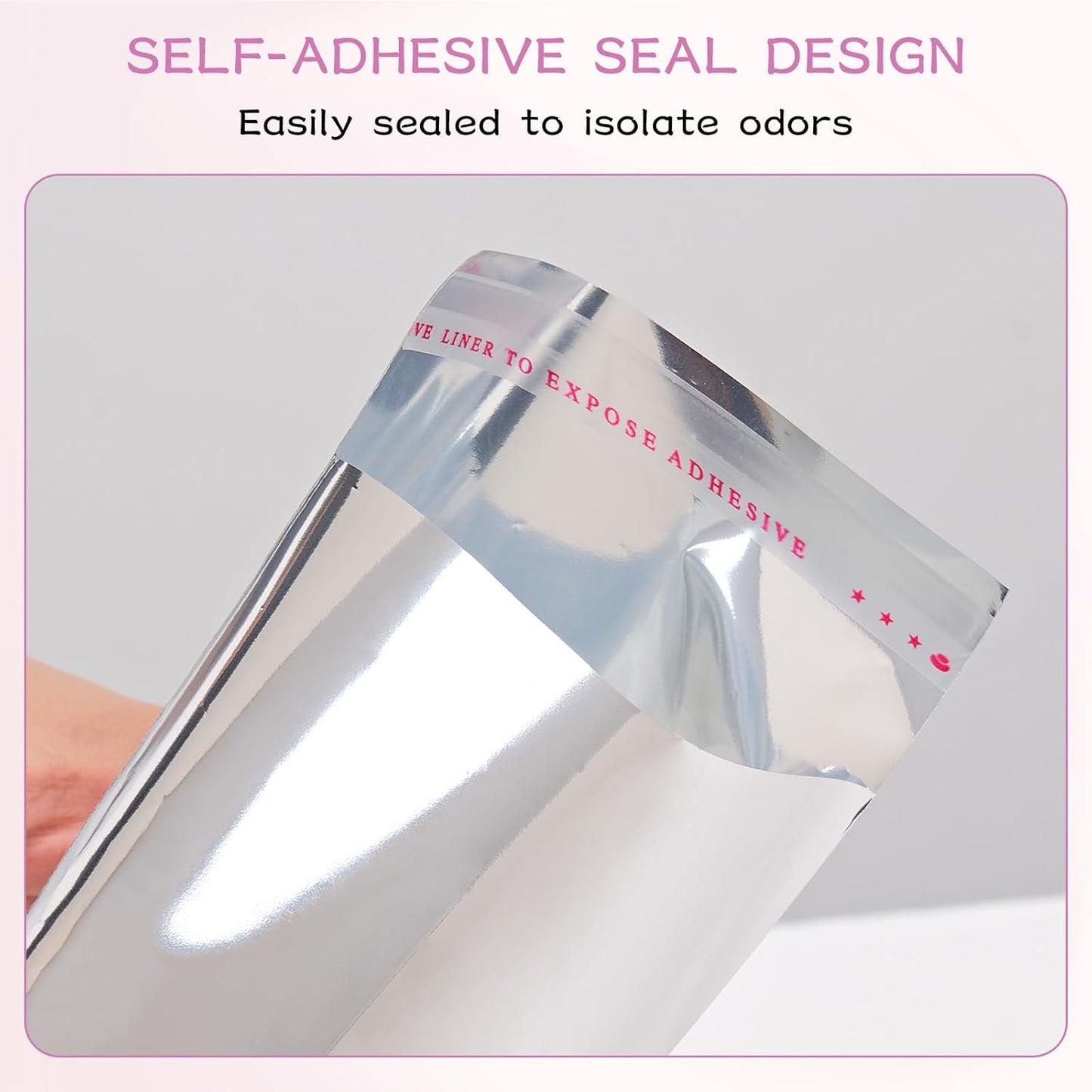 Sanitary Napkin Disposal Bags, 120 Pcs Silver Feminine Sanitary Napkin Storage Bag, Sealed Opaque for Privacy, Block Odors