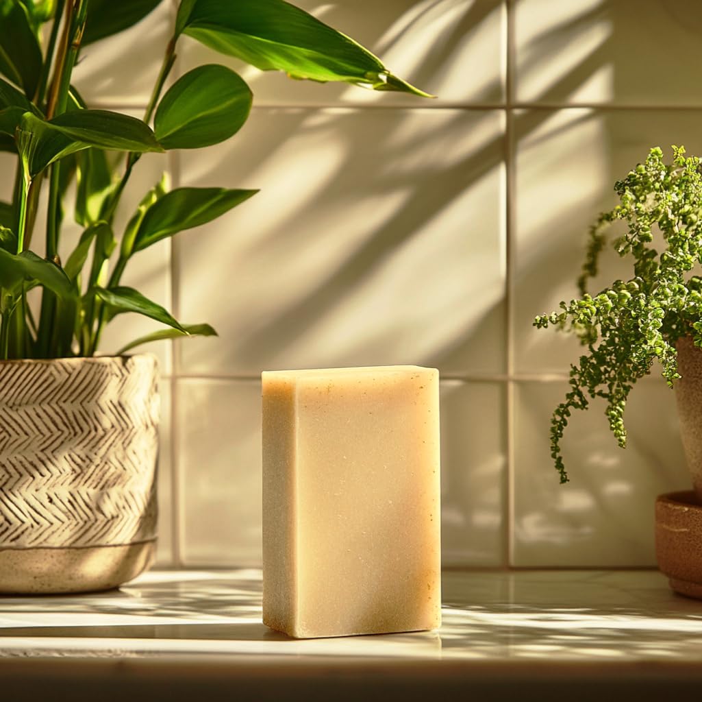 Crate 61 Organics, Handmade in Canada, Plant Based Cold Process Natural Bar Soap For Face And Body, With Premium Essential Oils, For Men And Women 3 Pack (Lemongrass)