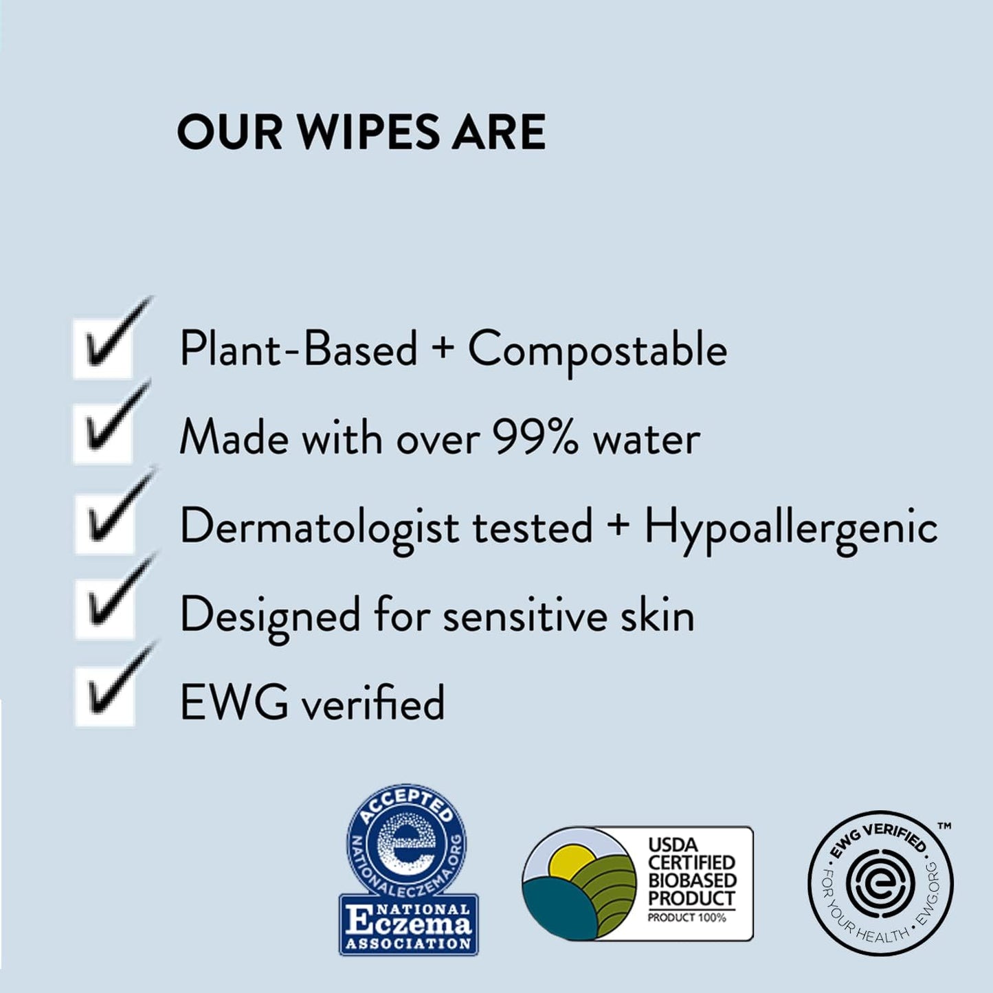 The Honest Company Clean Conscious Multi-Use Wipes, Unscented Hypoallergenic Baby Wipes for Sensitive Skin, 99% Water Plant-Based Compostable Wipes, Geo Mood, 576 Count