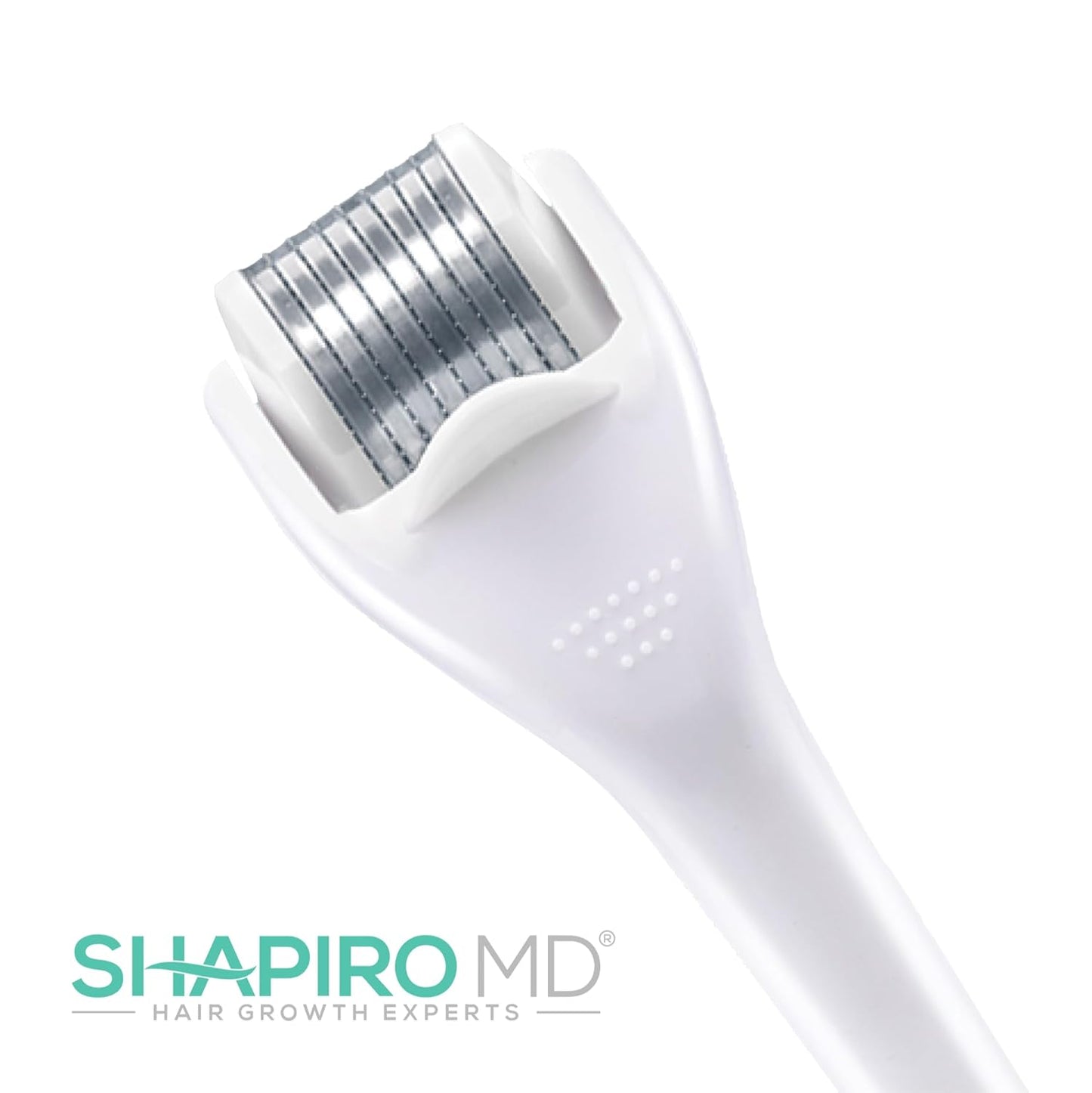 Shapiro MD Microneedle Dermal Roller, Exfoliate and Invigorate Scalp, 0.25 mm Needles, Painless Design