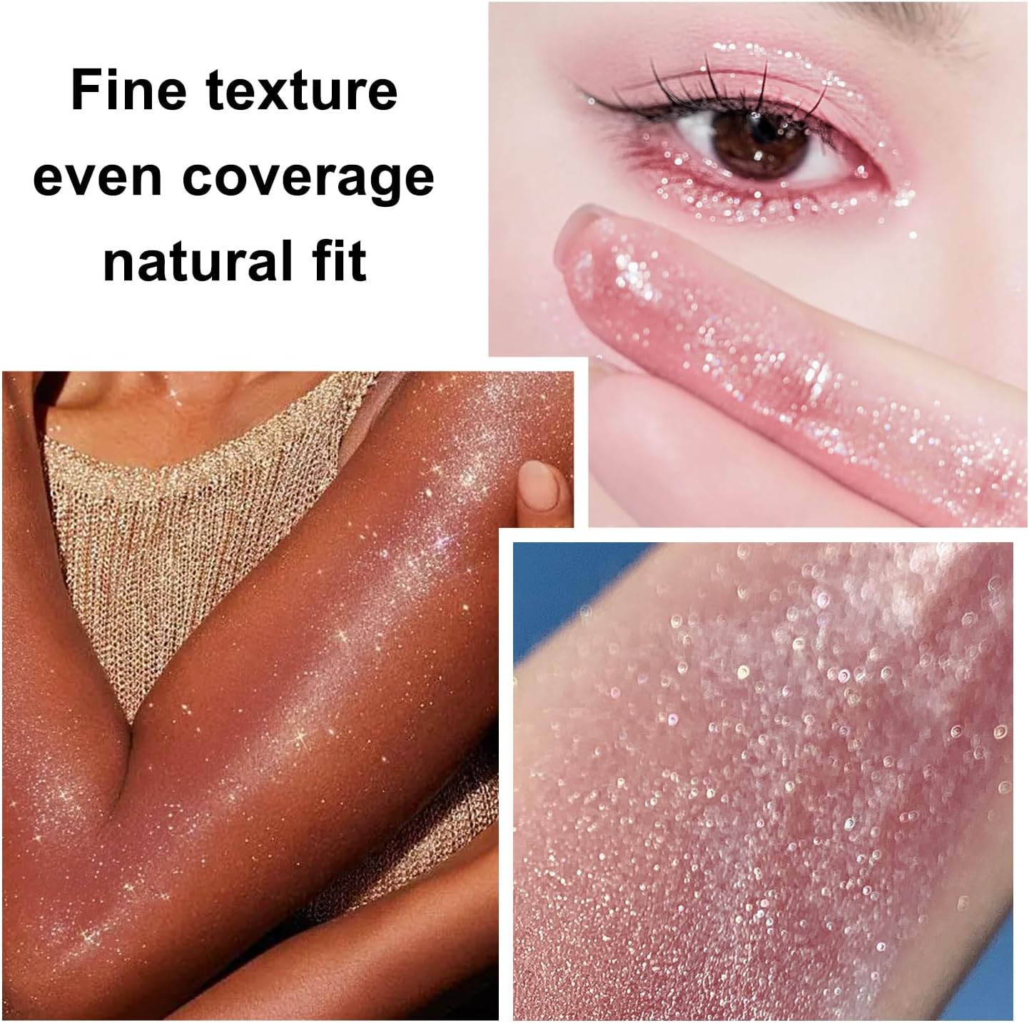 Hair and Body Glitter Spray, 1PC Glitter Hairspray Dry Powder Makeup for Clothes, Festival Rave Prom Loose Sparkle Powder,Holographic Ultra Fine Resin Glitters for Crafts (Red)