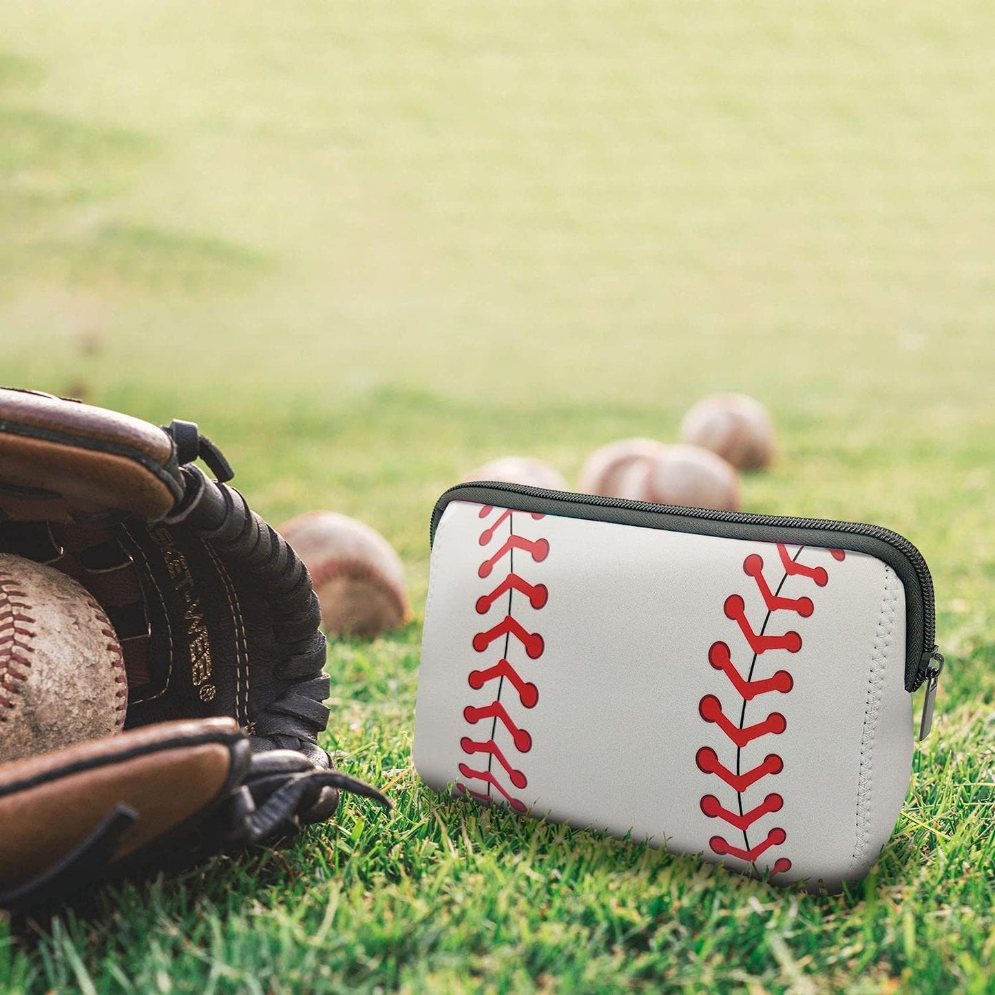 Cosmetic Bag Waterproof Neoprene Zipper Pouch Travel Portable Toiletry Makeup Bags Organizer Case for Women and Girls