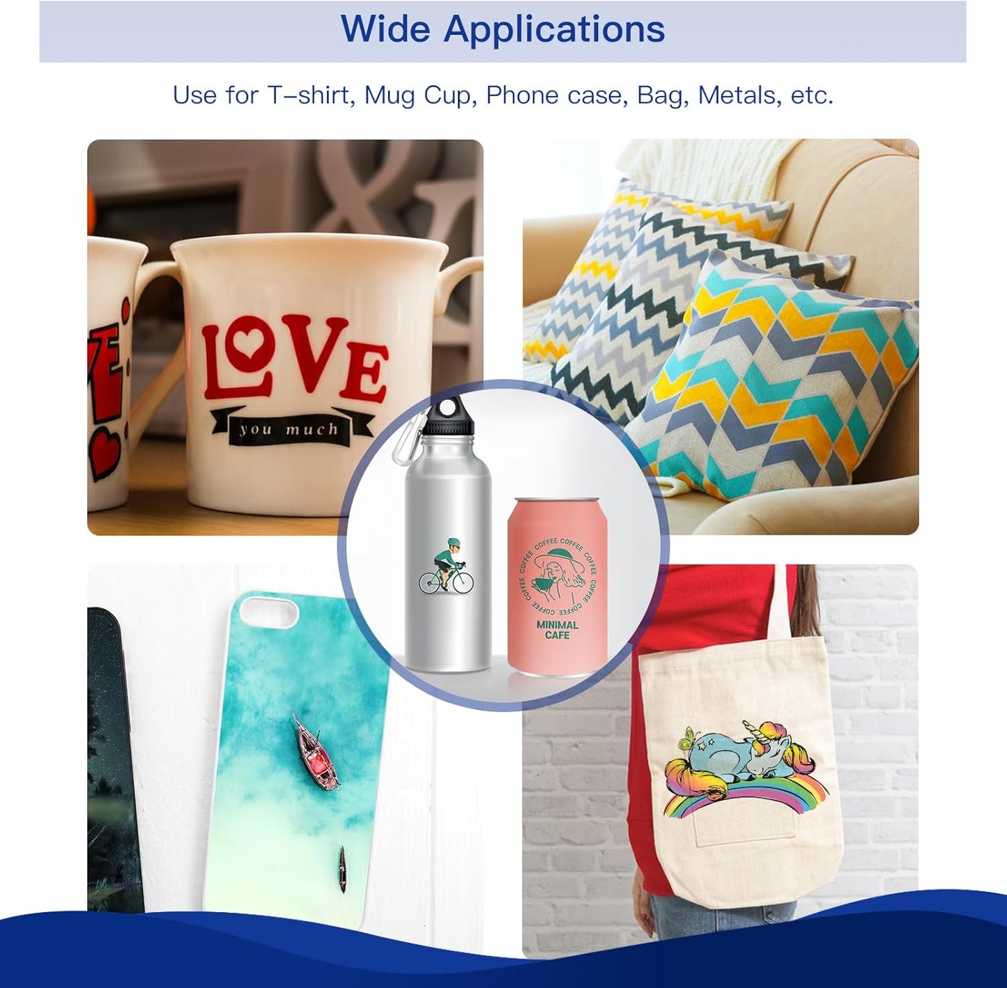 Sublimation Ink Refill Bottle Use for EcoTank Photo ET-8550, EcoTank Photo ET-8500(BK PBK C M Y GY, 600ml)