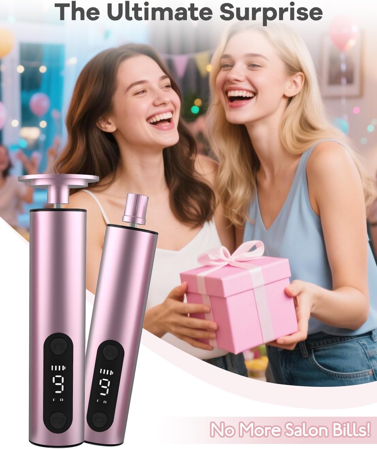 Electric Foot Callus Remover - 9-Speed Adjustable, Callus Remover for Feet with LED Display, Rechargeable & Wireless Pedicure Tools for Dead Skin