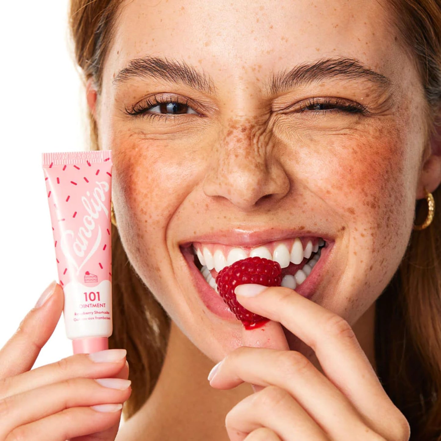 Lanolips 101 Ointment - Lanolin Lip Balm for Smooth, Hydrated & Healthy Lips - Multipurpose Lip Ointment with Lanolin Oil for Dry Lips, Cuticles & More - Raspberry Shortcake (0.52 oz)