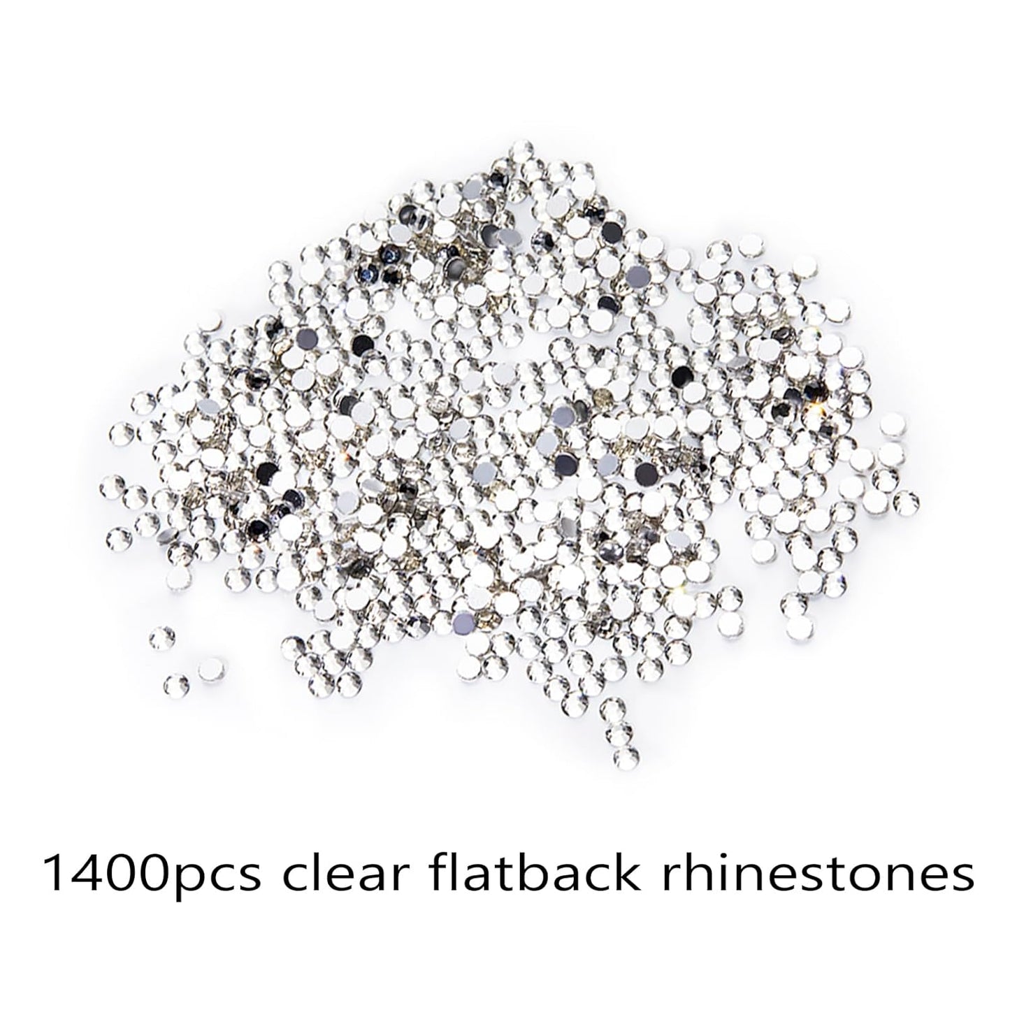 LIGHT RAIN Rhinestone Picker Tool - 4 Pcs Dual-head Ultra-lightweight Pen with 6 clay putty, and Precision Jewelry Tweezers Kit for Pick Up Nail Art Gems, Stone, Crystals