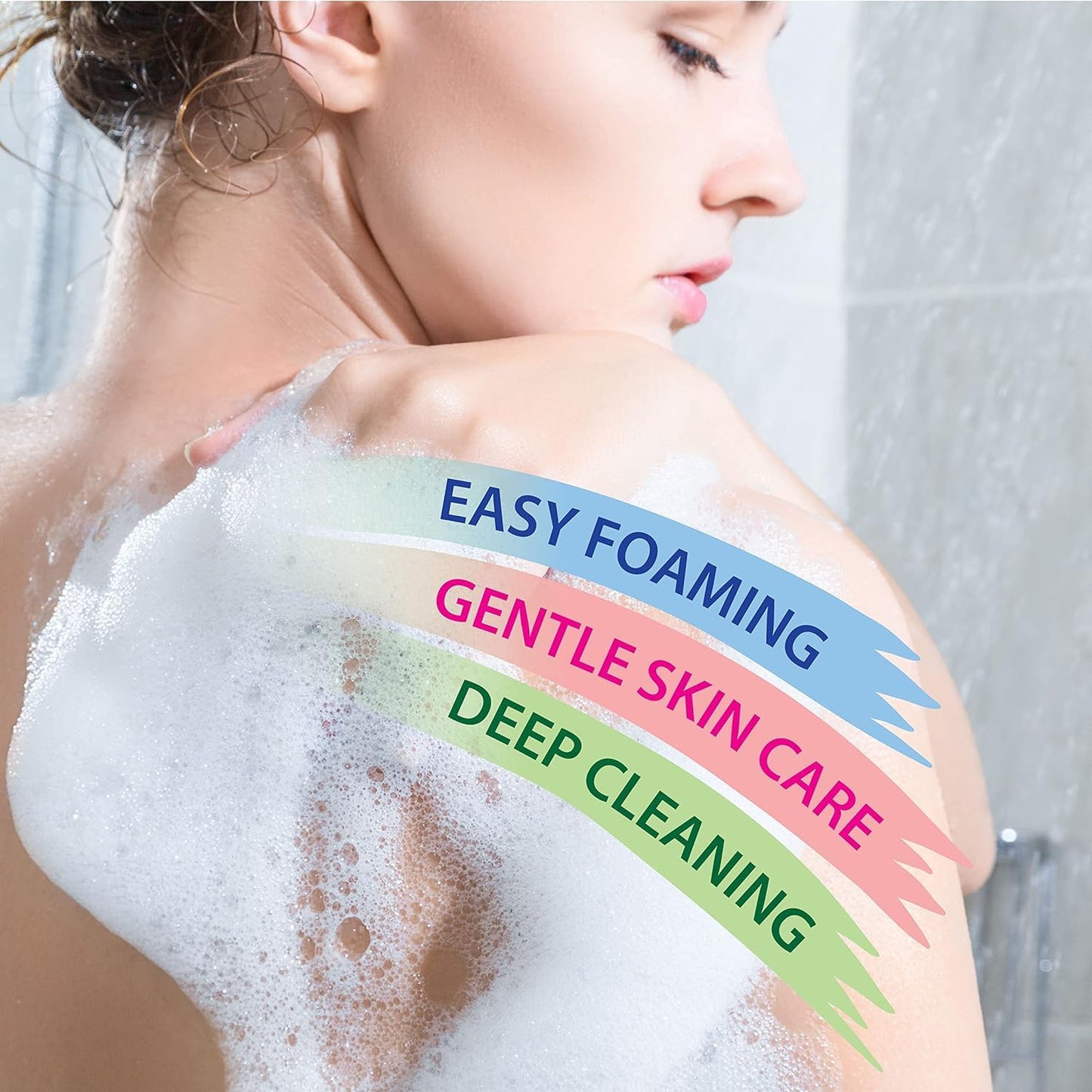 Dead Sea Collection Tea Tree Body Wash for Women and Men - with Pure Dead Sea Minerals and Tea Tree Oil - Cleanses and Moisturizes Skin - Pack of 2 (67.6 fl. oz)