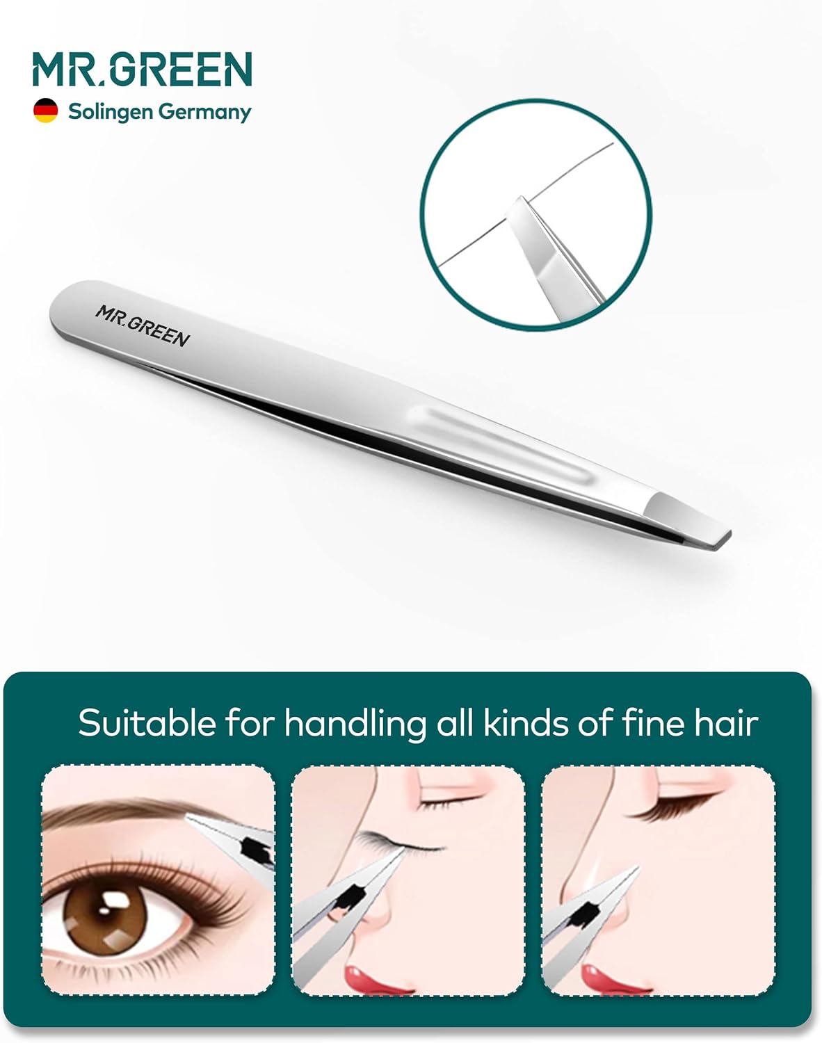 MR.GREEN Nail Clippers, Upgraded Anti-Splash Nail Clipper Set with Nail File and Tweezers & Catcher, Professional Practical Manicure Nail Care Kit with Exquisite Leather Case for Men & Women