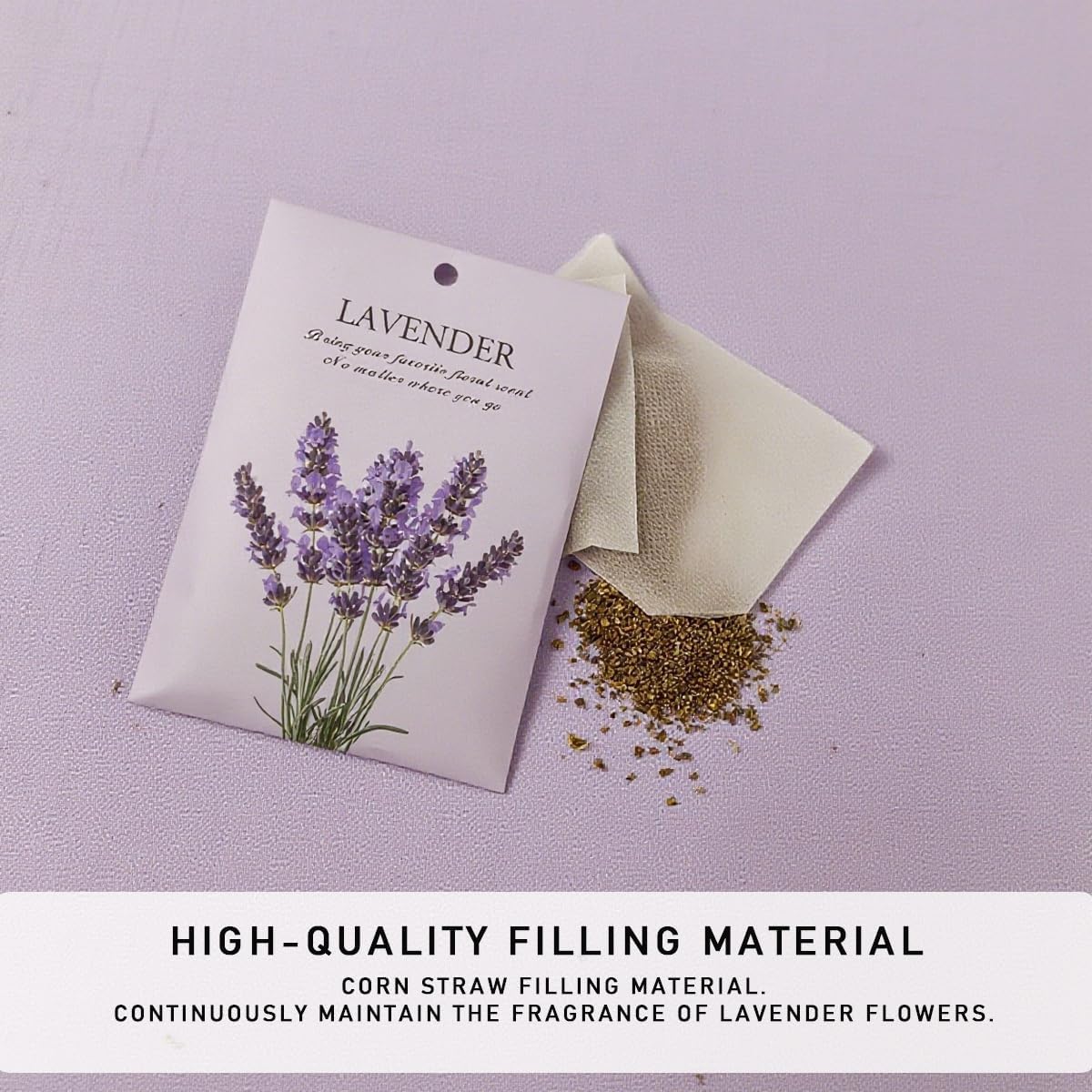 Lavender Scented Sachet Bags - 12 Pack Home & Car Freshener, Odor Eliminator for Closets, Rooms, Drawers, Wardrobes, Toilets, Long - Lasting 360 - Day Fragrance