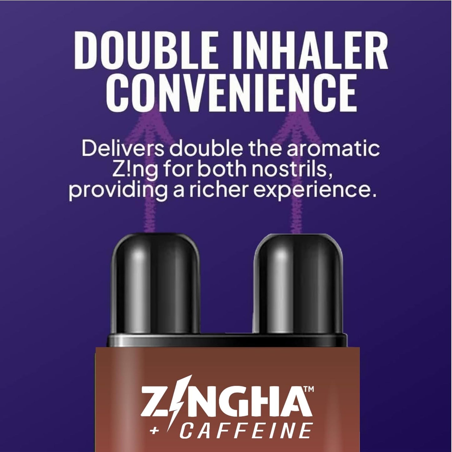 Caffeinated Aromatherapy Nasal Inhaler Stick – Natural Energy Boost with Essential Oils + Caffeine – Focus, Refresh & Breathe Easy (Tropical Rainbow Blast)