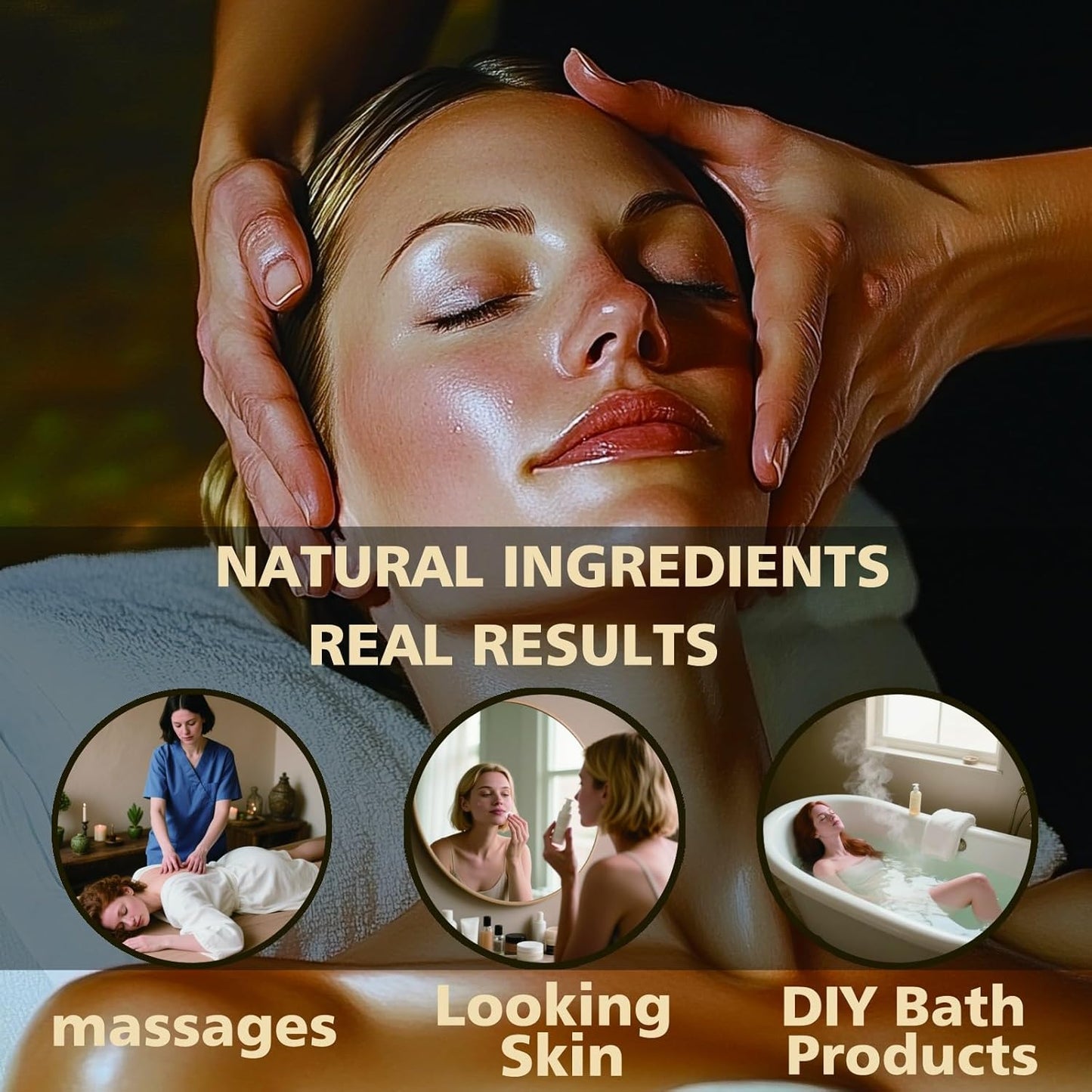 Strawberry Fragrance Oil-Strawberry Essential Oil 16.33oz (490ml)-100% Pure Natural Scent for Diffusers, Candles, Soap Making & Aromatherapy-Relaxing Home & Gift Essential Oil for Bath, Massage