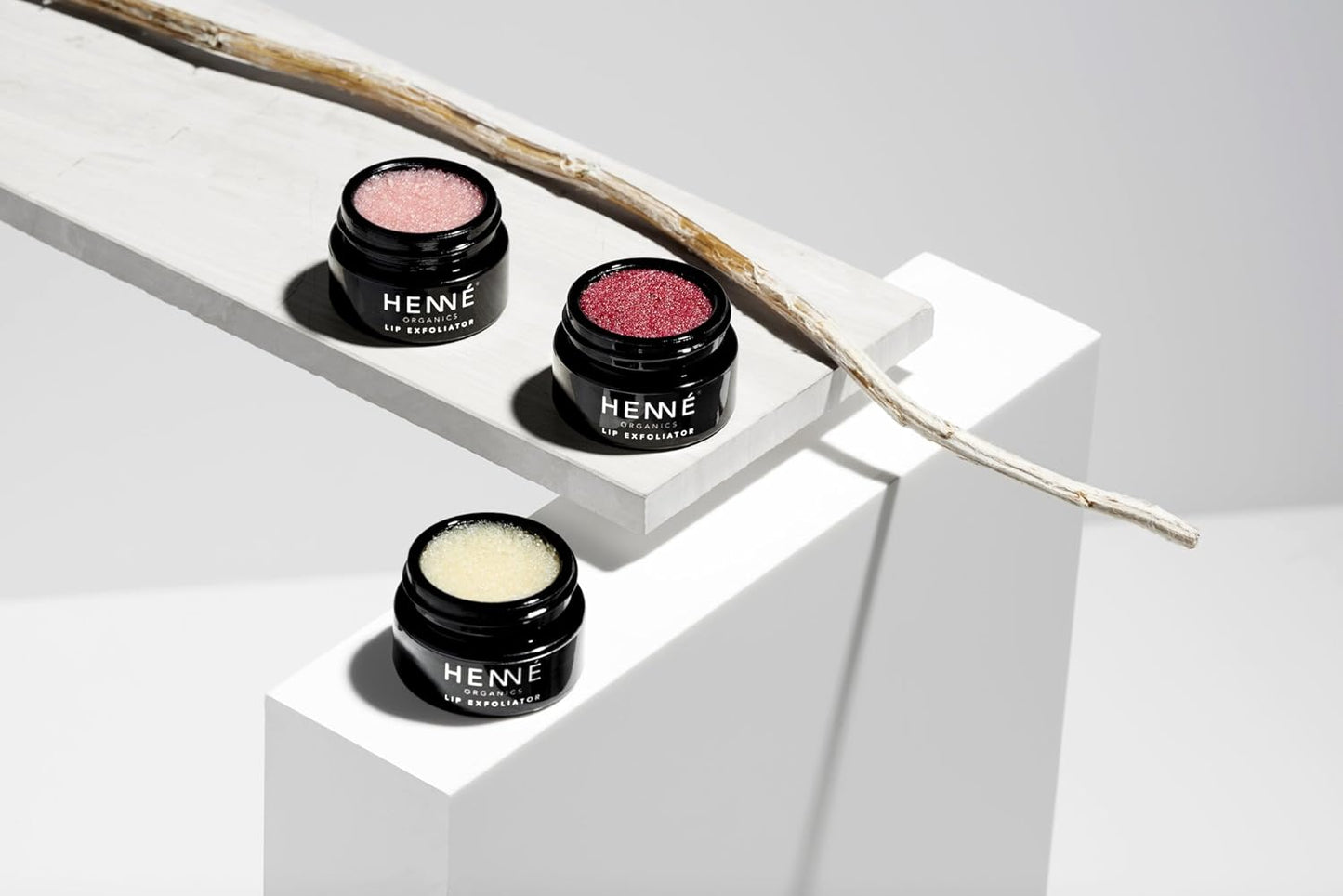 Henné Organics Lip Exfoliator - Natural and Organic Sugar Scrub - Lavender Mint