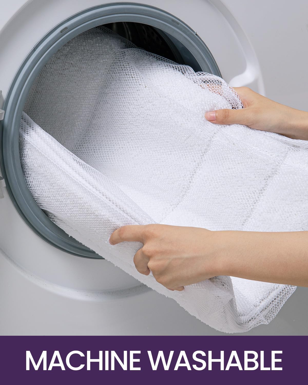 DEXI Bathroom Rug 60x24, Non Slip Washable Bath Mat Runner for Shower Floor, Extra Long Absorbent Soft Bathmat with Rubber Backing, Quick Dry Microfiber Carpet, White