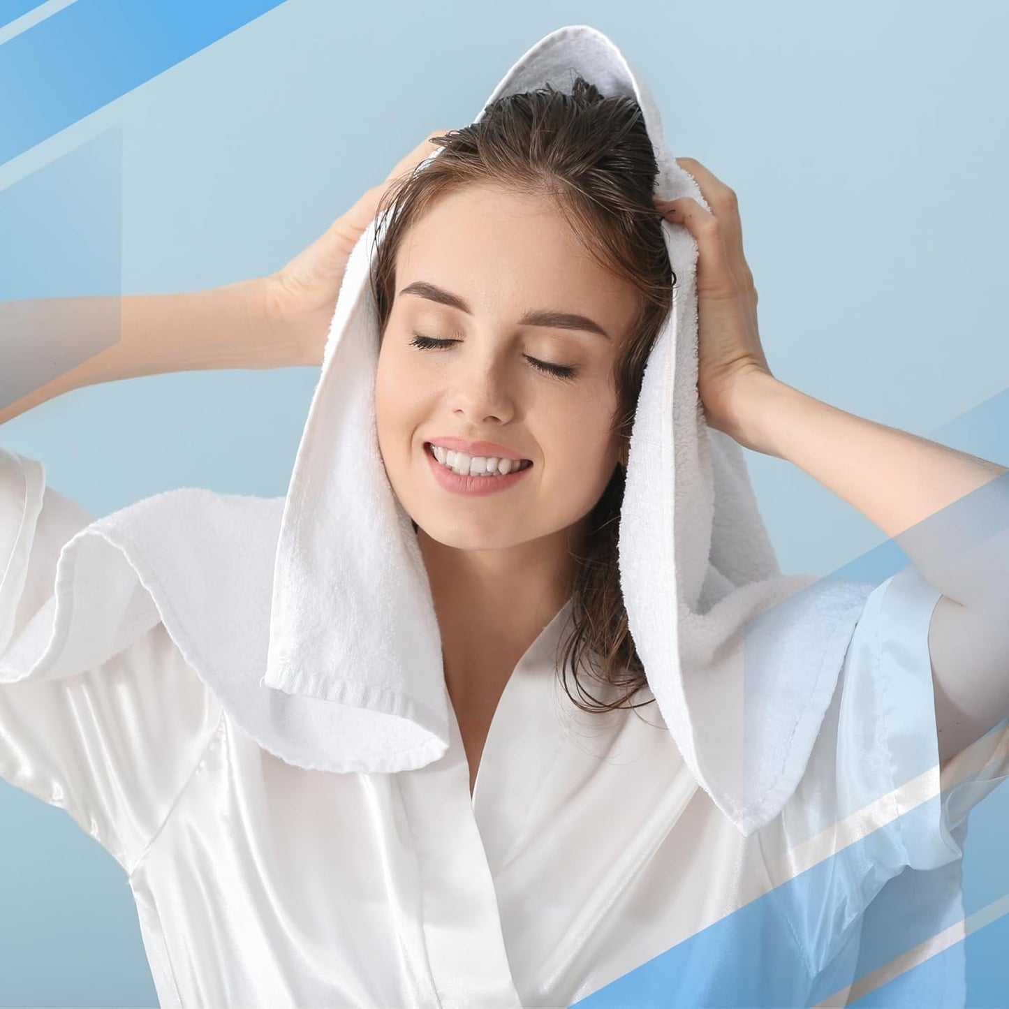 Infinitee Xclusives Beige Hand Towels for Bathroom - Set of 6 (16x28 inches) 600 GSM, 100% Cotton Ultra Soft, Quick Drying, Hotel Quality Hand Towel Set (Cosmic Sand)