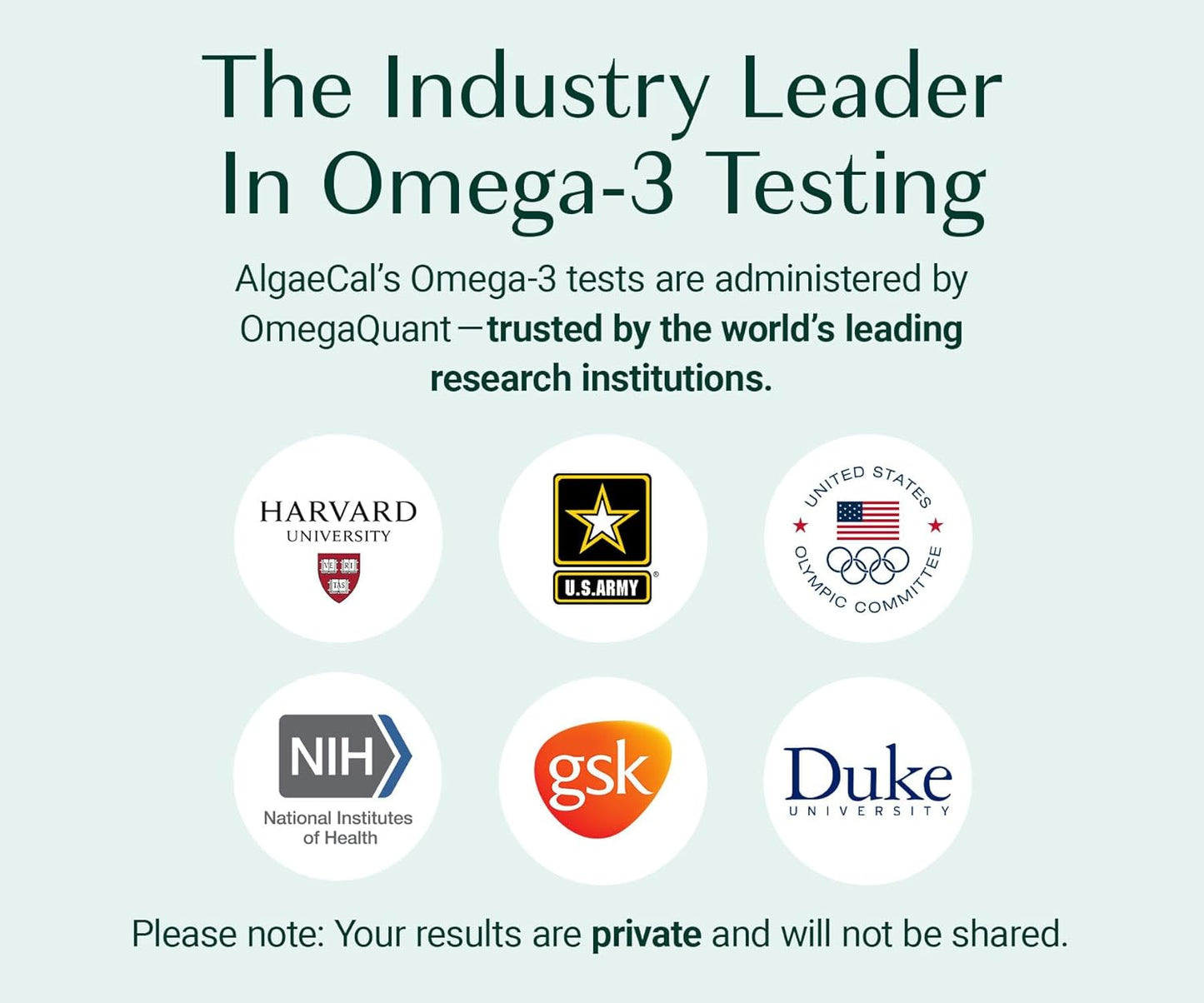 ALGAECAL Omega 3 Finger Test Kit – Easy Home Test Kit with Pre-Paid Return Envelope, Quick & Hassle-Free Certified Lab-Verified Results for Accurate Omega-3 Levels, Made in USA