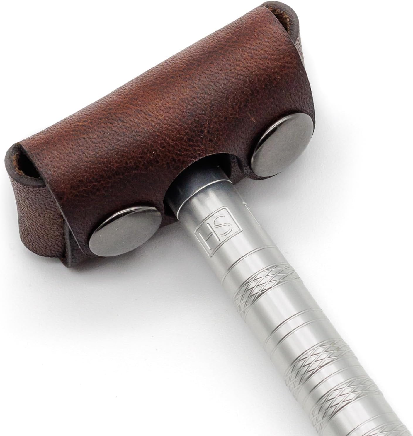 Henson Shaving Razor Leather Head Cover/Sheath for Henson AL13 and Henson Ti22