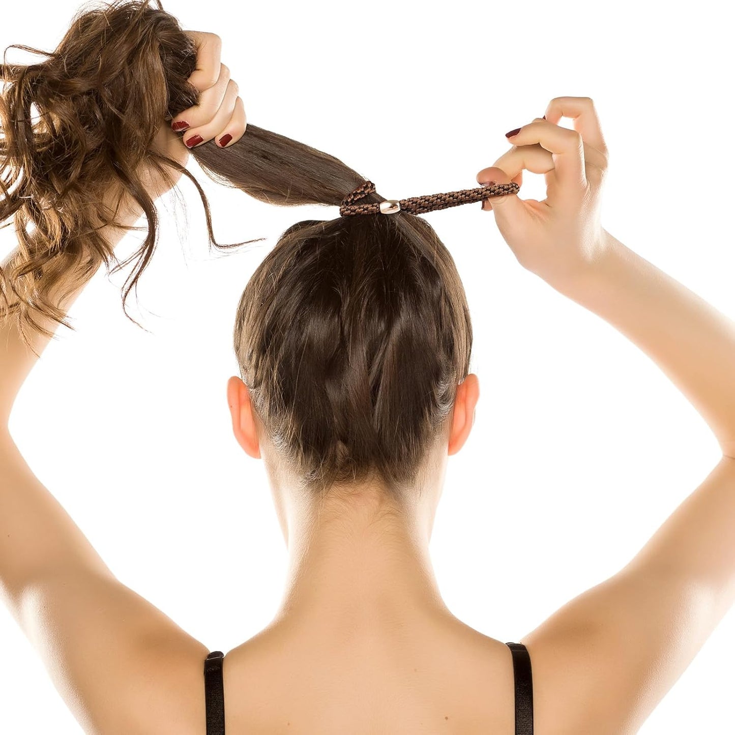 Hair Ties No Damage, Funtopia 30 Pcs Ponytail Holders Braided Hair Ties for Thick Hair, Elastics Hair Bands for Women Hair