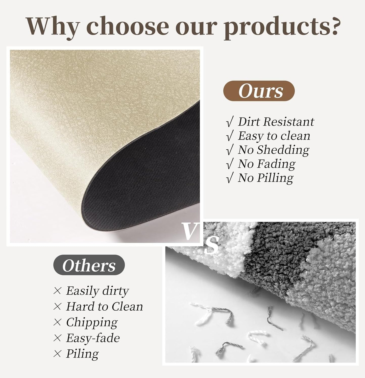 Beige Long Bathroom Mat Rugs 59x17 Long Diatomaceous Earth Bath Mat Large Quick Dry Bath Mat Non Slip Rubber Backed Super Absorbent Shower Mat, Thin Bathroom Runner Rugs Floor Mat Fit Under Door