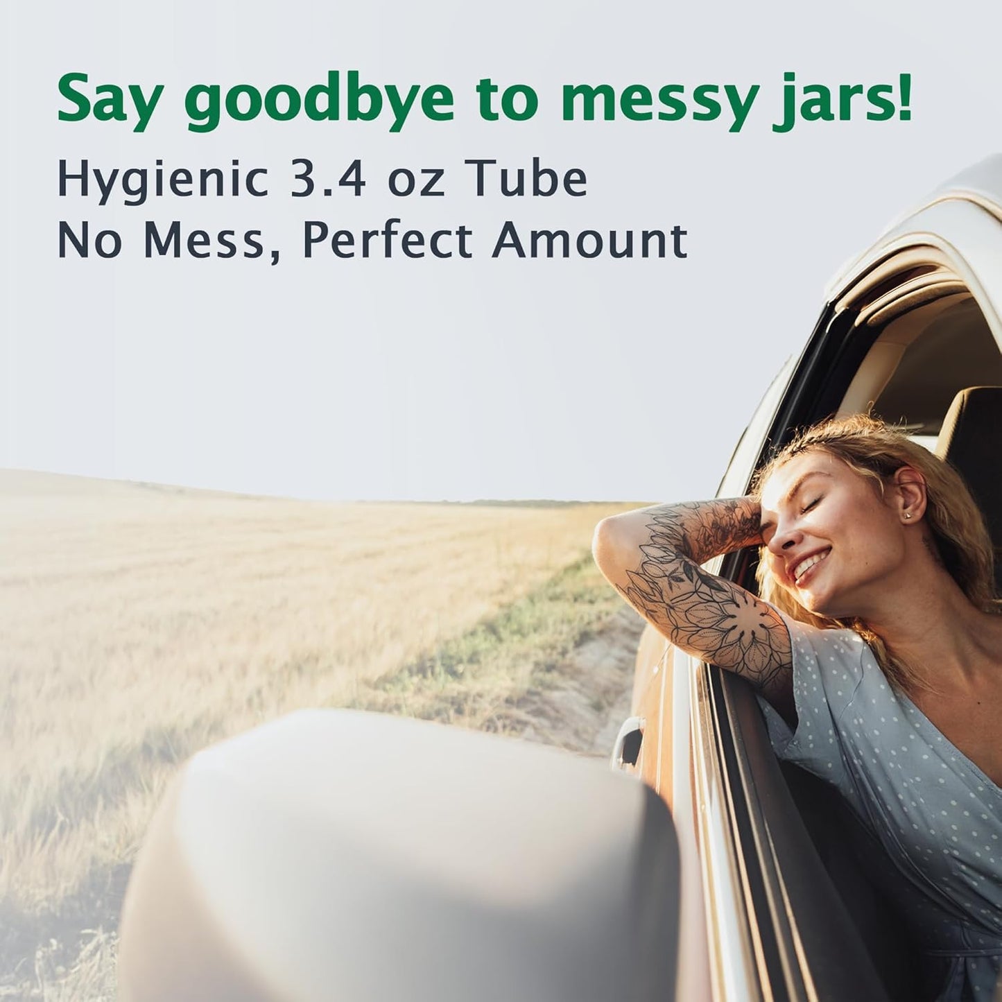 Tattoo Aftercare Moisturizer – Daily Hydrating Lotion with Clean Ingredients, Gentle Care for Tattooed Skin, 3.4 oz Tube