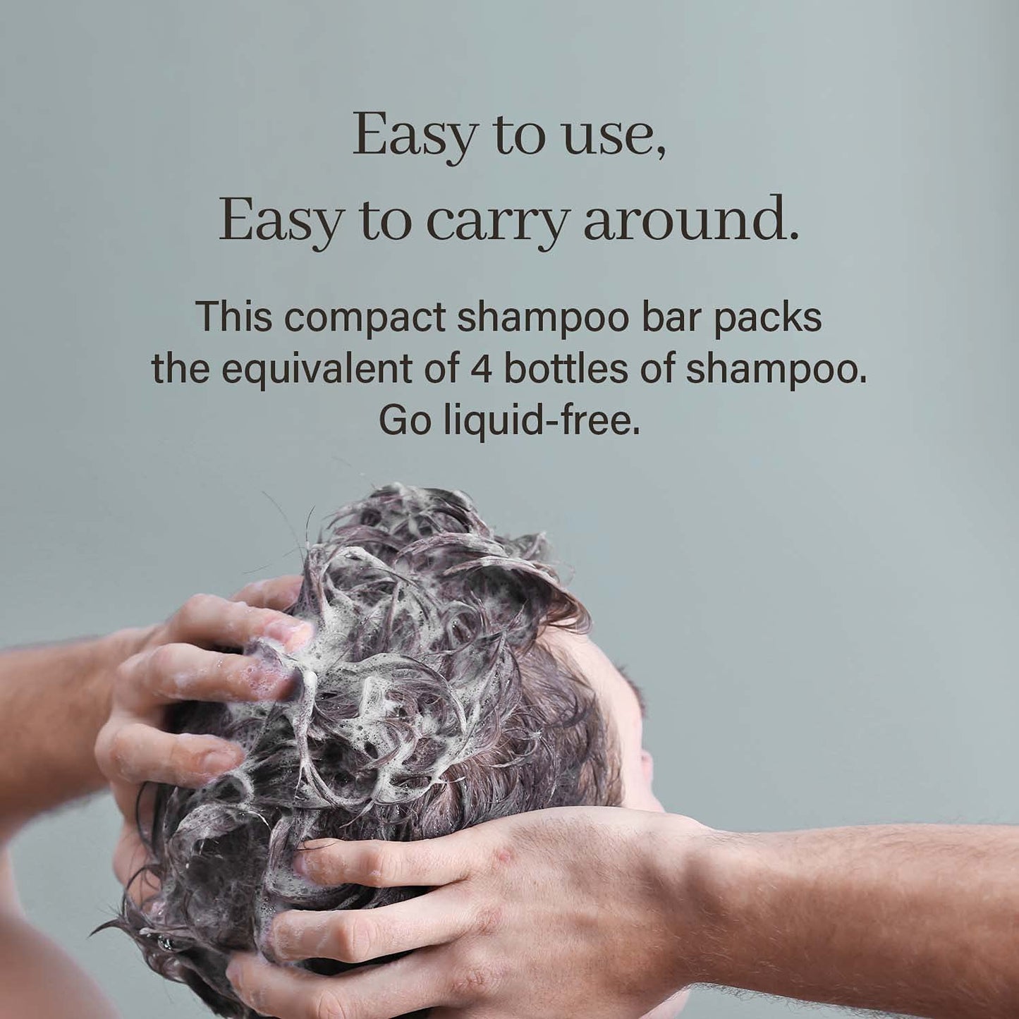 ARENCIA Night Shadow Biotin Shampoo Bar for Regrowth & Hair loss, Darkening, Gray Hair | Strengthening & Volumizing | Normal to Oily Hair | Vegan, Natural, pH balanced, Sulfate free