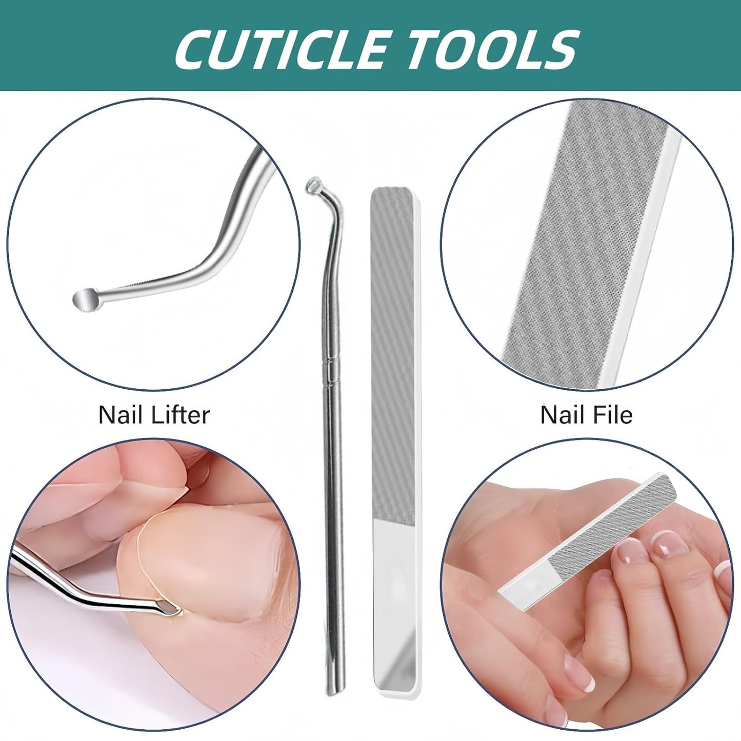 9-Piece Ingrown Toenail & Thick Nail Clipper, Eagle Beak Beveled Nail Clippers,Angled Nail Clippers,Suitable for Men,Women,and Comfort-Seeking Seniors at Home,in The Office,and During Travel (Black)