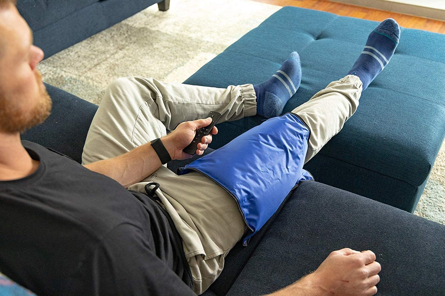 rester's choice Ice Pack for Injuries Reusable, Soft Gel Flexible - (Large: 11"x14.5") for Hip, Shoulder, Knee, Back - Comfy Cold Pack Compress for Swelling, Bruises, Surgery (Mint-Green, 1 Pack)